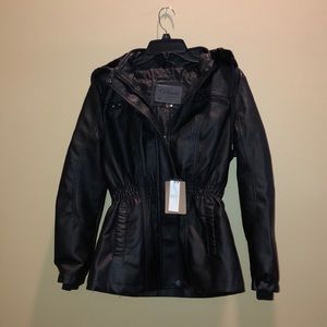 Black Vegan Leather Jacket